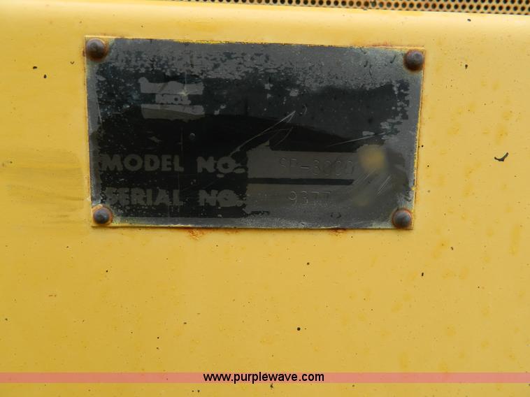 image for item J8977 Bros Inc SP3000 pneumatic roller