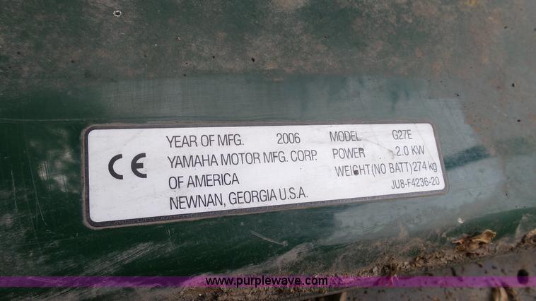 image for item K4177 2006 Yamaha U-Max golf cart