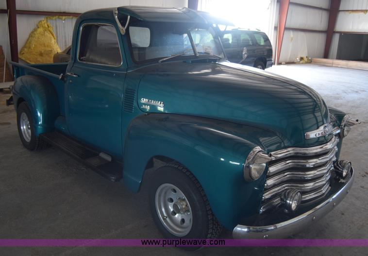 image for item K6566 1950 Chevrolet 3100 pickup truck