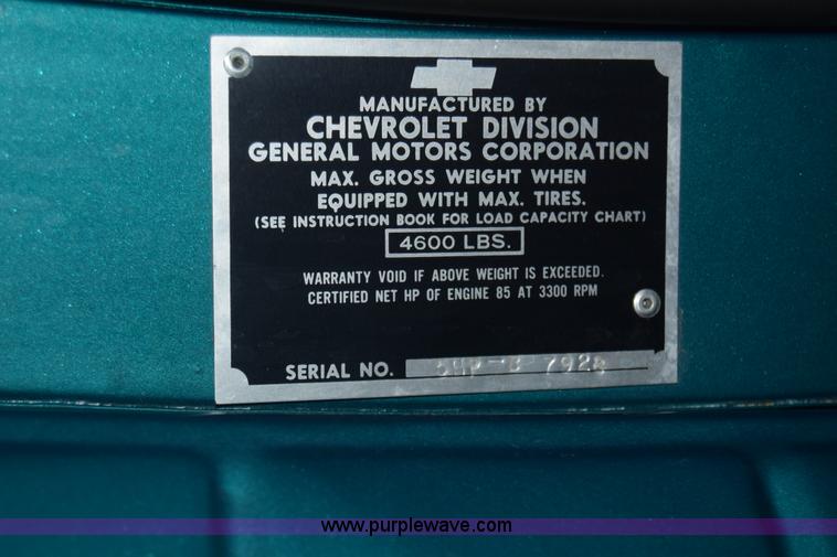 image for item K6566 1950 Chevrolet 3100 pickup truck