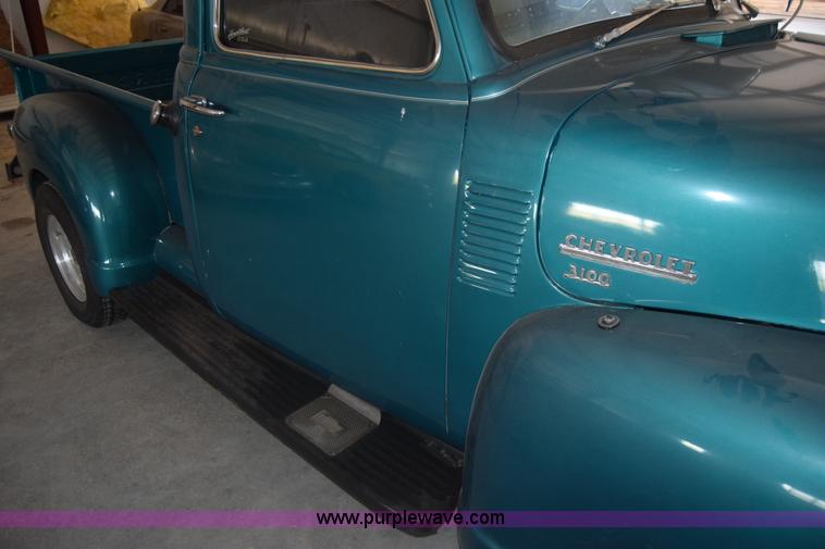 image for item K6566 1950 Chevrolet 3100 pickup truck