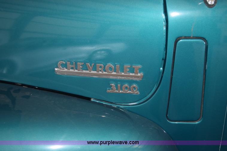 image for item K6566 1950 Chevrolet 3100 pickup truck