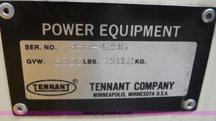 image for item L2089 Tennant 355 sweeper