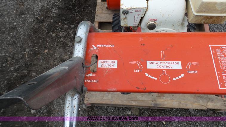 image for item L2138 Jacobsen SNO626 snow blower