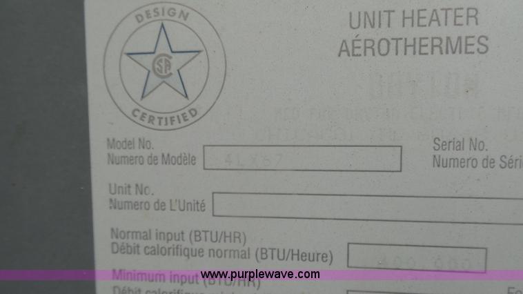 image for item L2141 Dayton 4LX67 heater