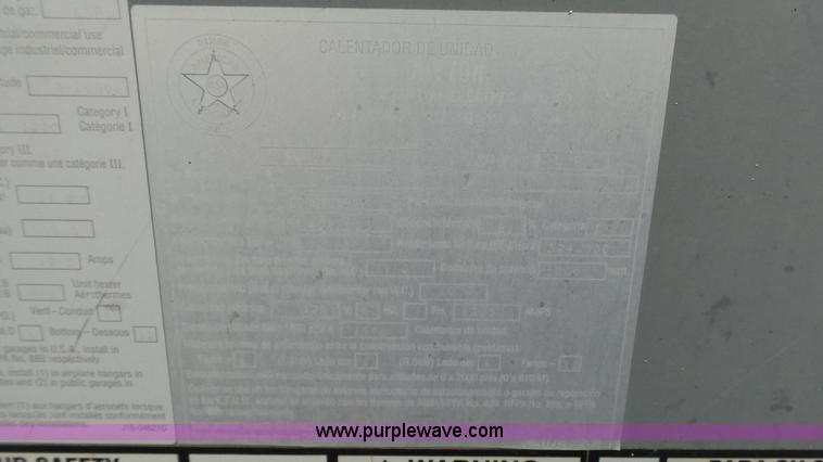 image for item L2141 Dayton 4LX67 heater