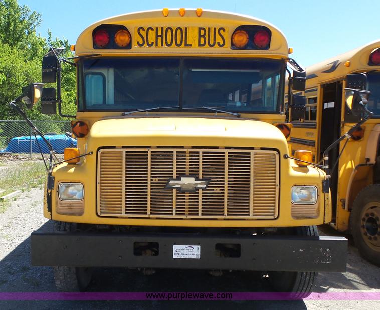image for item L6342 1995 Chevrolet Blue Bird school bus