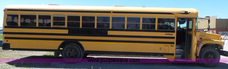 image for item L6342 1995 Chevrolet Blue Bird school bus