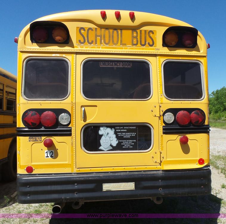 image for item L6342 1995 Chevrolet Blue Bird school bus