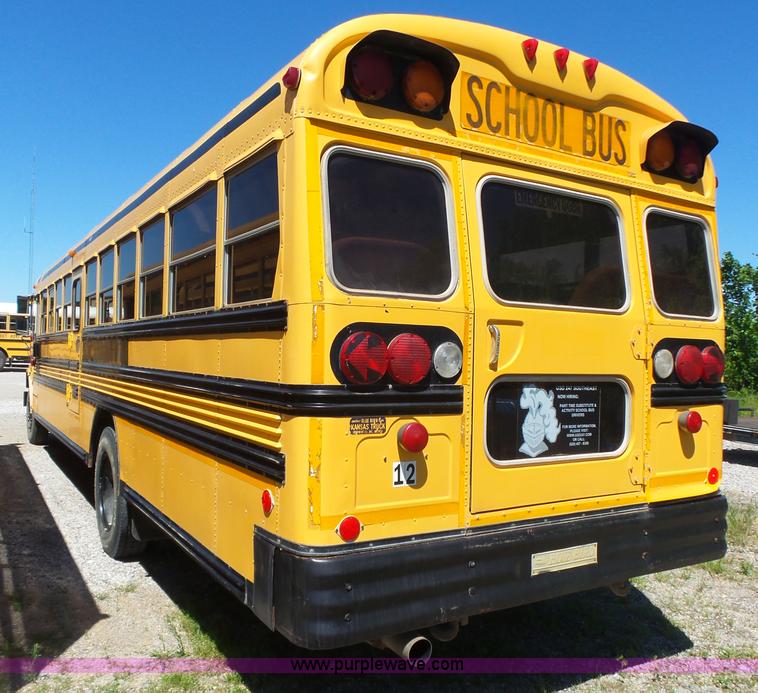 image for item L6342 1995 Chevrolet Blue Bird school bus