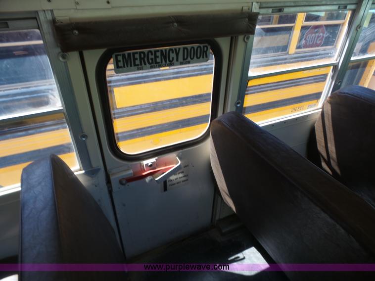 image for item L6342 1995 Chevrolet Blue Bird school bus