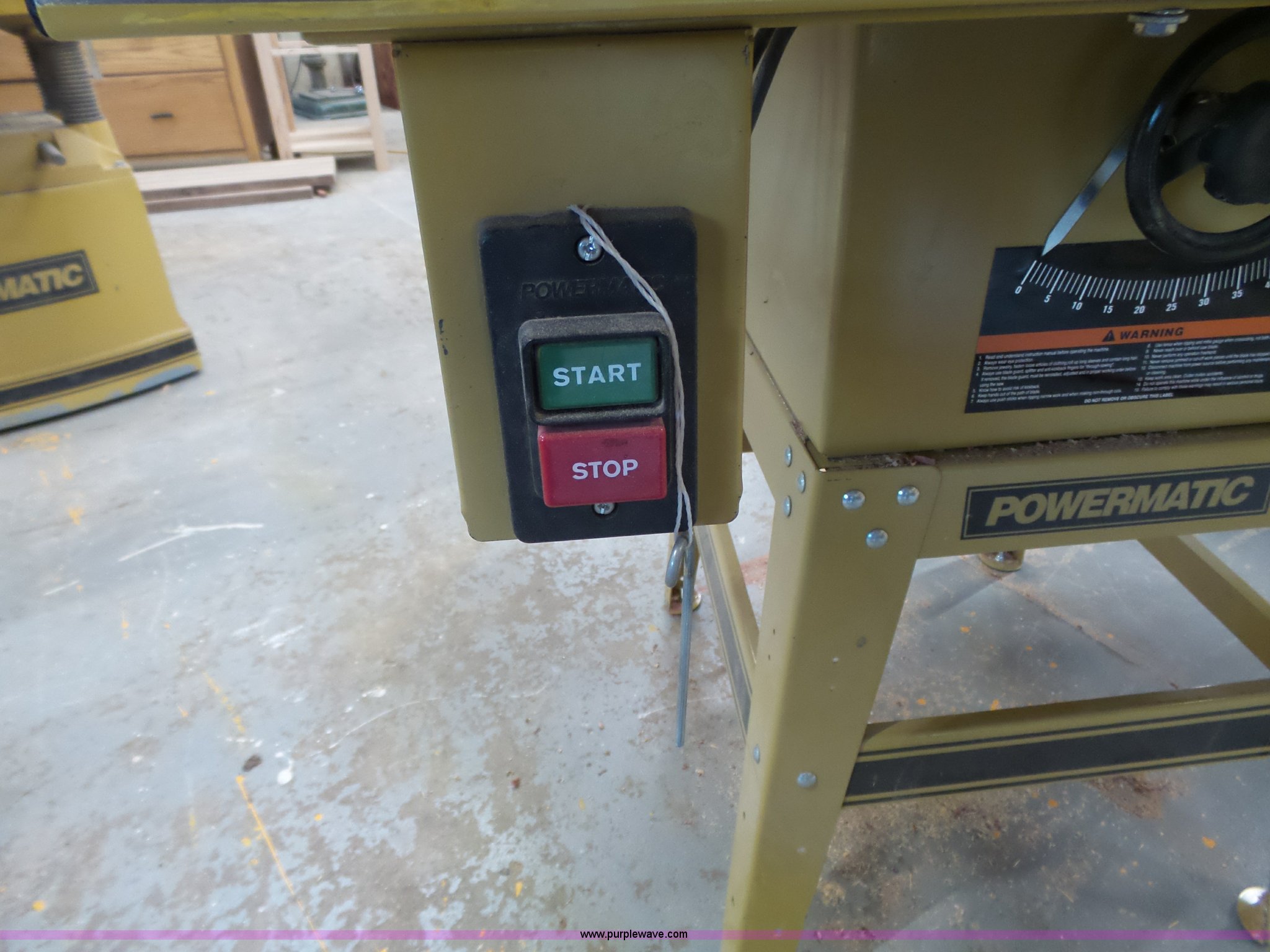 Powermatic 64A table saw in White City, KS Item AM9582 sold Purple Wave