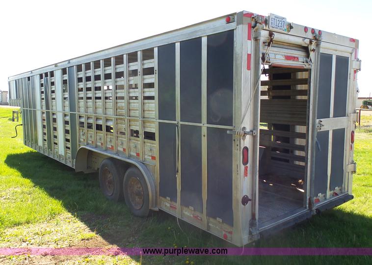 image for item AL9172 1998 Eby 125 livestock trailer