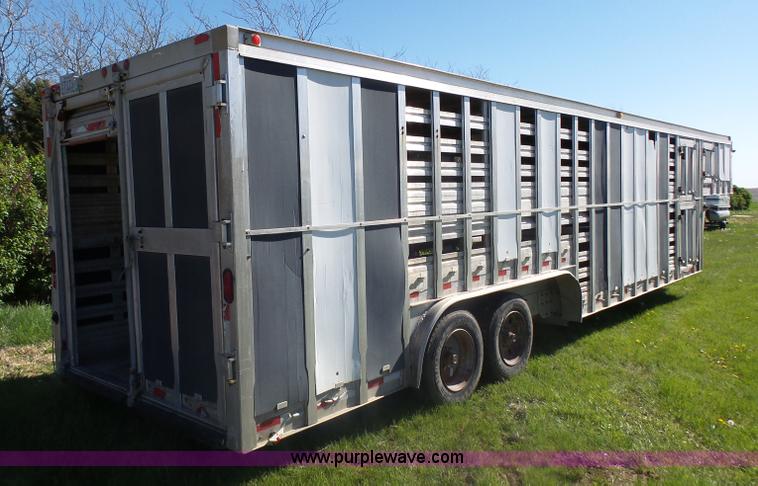 image for item AL9172 1998 Eby 125 livestock trailer