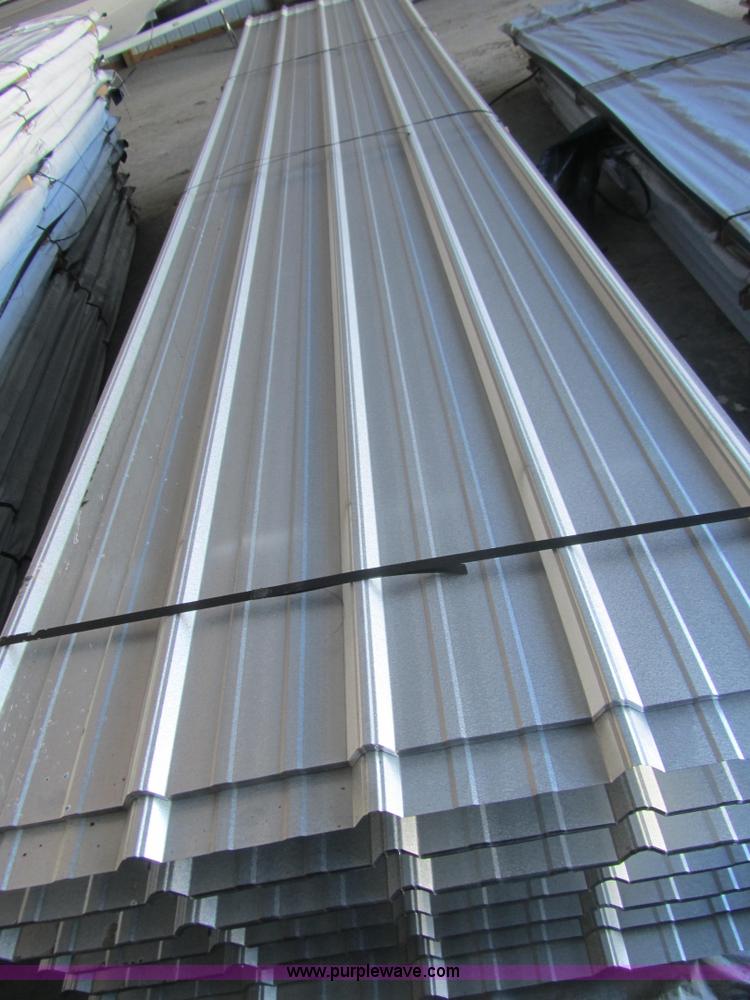 image for item F1355 (80) sheets of metal siding/roofing