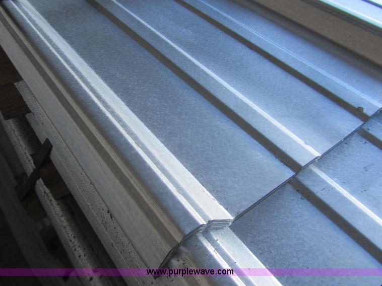 image for item F1355 (80) sheets of metal siding/roofing