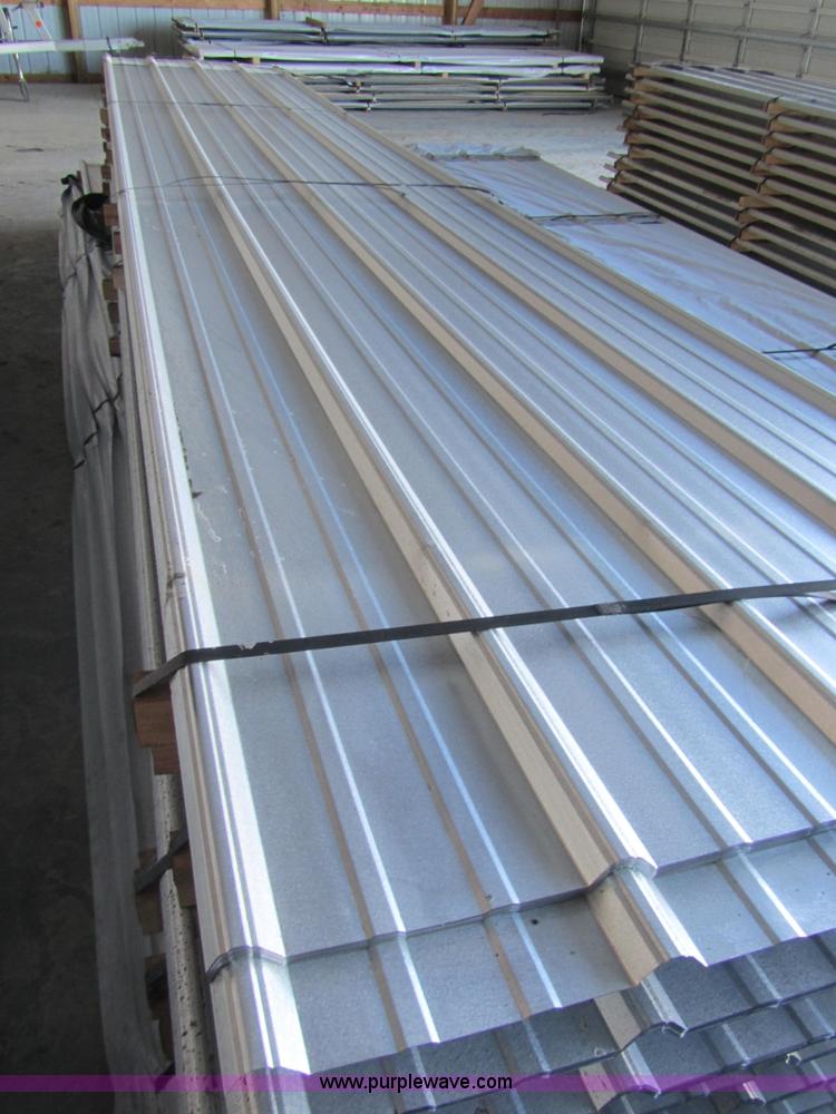 image for item F1355 (80) sheets of metal siding/roofing