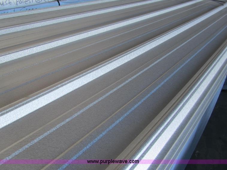 image for item F1355 (80) sheets of metal siding/roofing