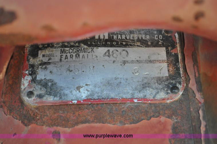 image for item G7278 1959 Farmall 460 tractor