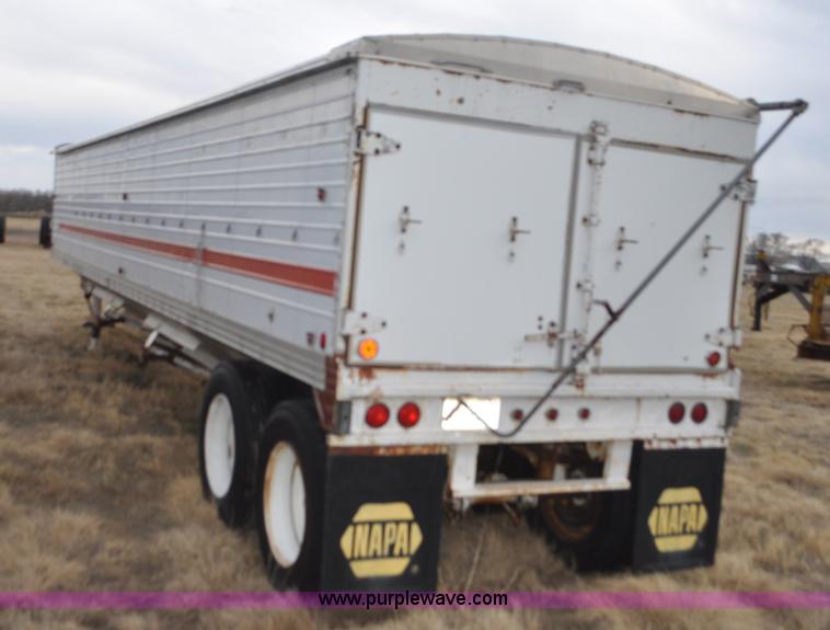 image for item G7306 1973 Timpte double hopper grain trailer