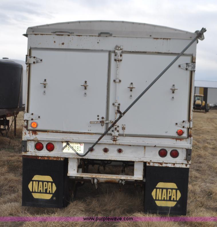 image for item G7306 1973 Timpte double hopper grain trailer