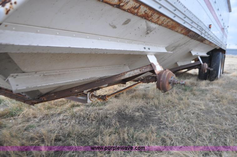 image for item G7306 1973 Timpte double hopper grain trailer