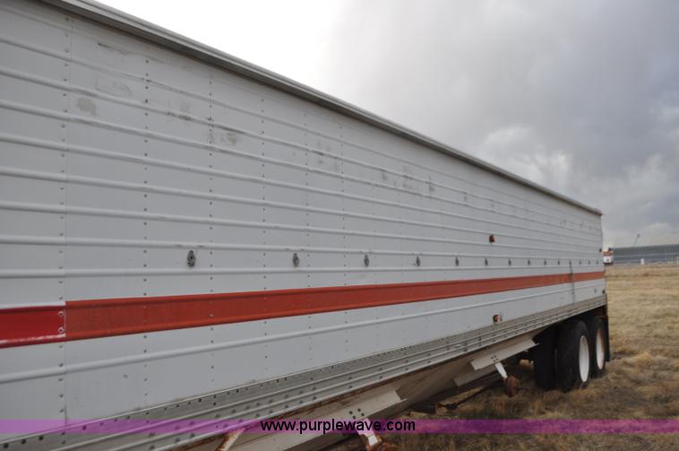 image for item G7306 1973 Timpte double hopper grain trailer