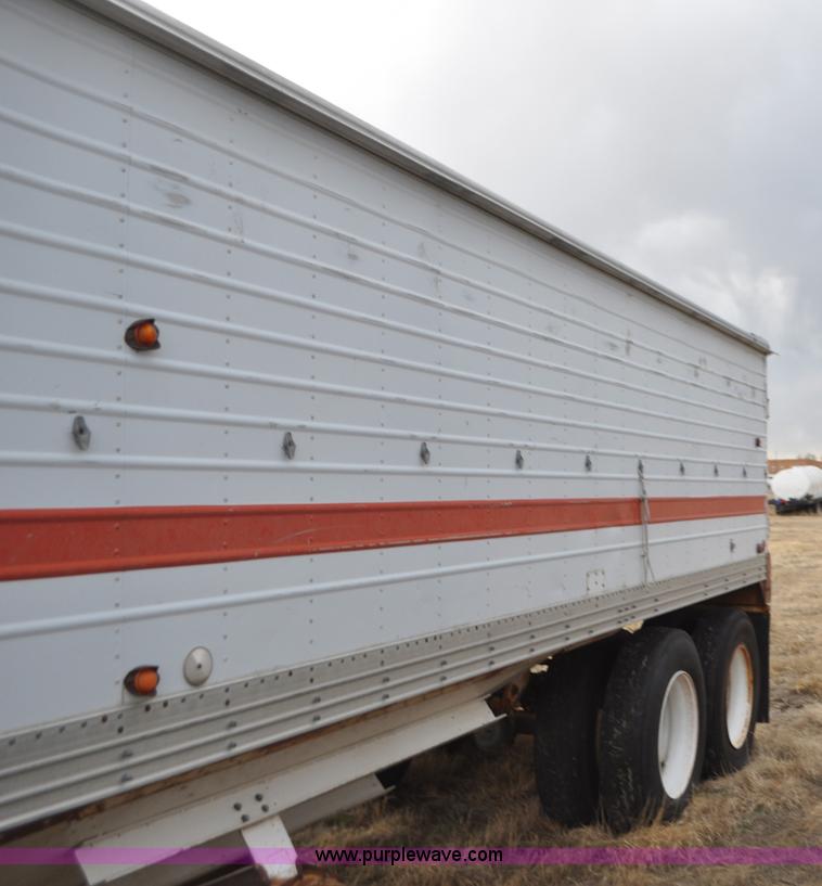 image for item G7306 1973 Timpte double hopper grain trailer