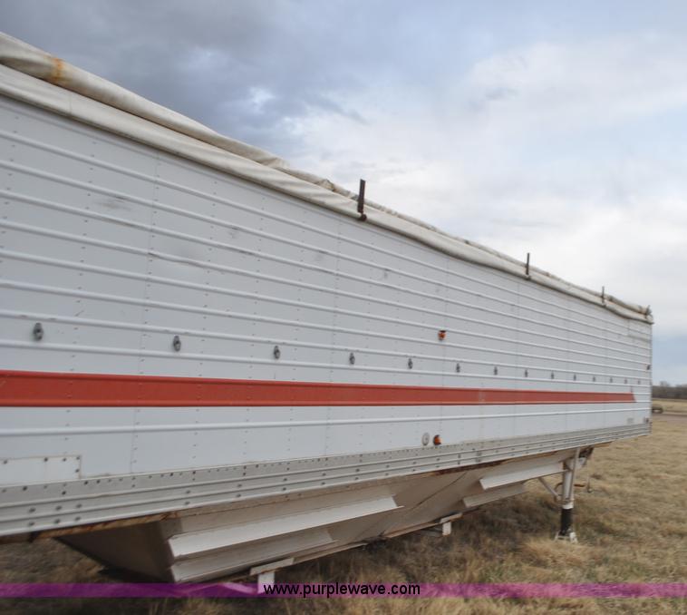 image for item G7306 1973 Timpte double hopper grain trailer