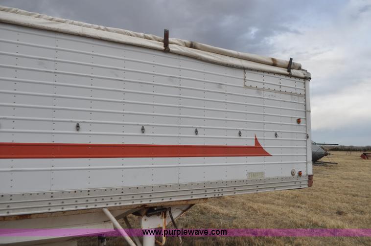 image for item G7306 1973 Timpte double hopper grain trailer