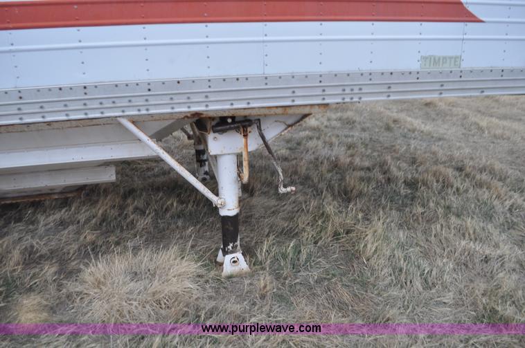 image for item G7306 1973 Timpte double hopper grain trailer