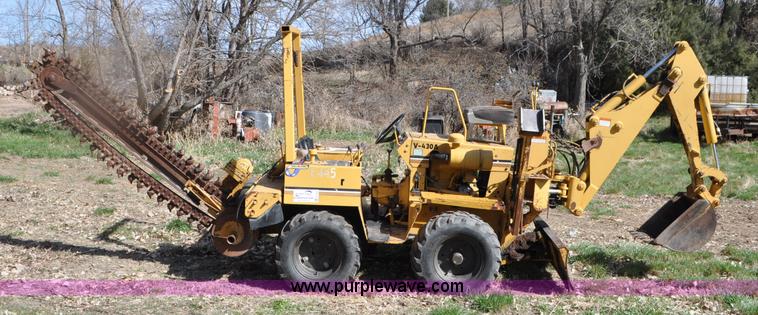 image for item G7325 1991 Vermeer V430A trencher