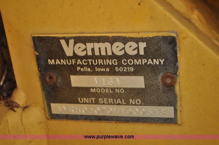 image for item G7325 1991 Vermeer V430A trencher