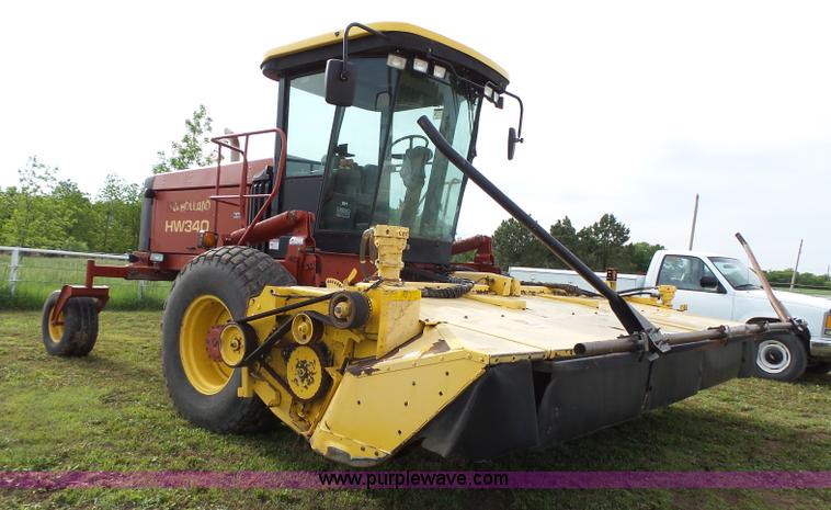 image for item J4935 2003 New Holland HW340 self-propelled windrower