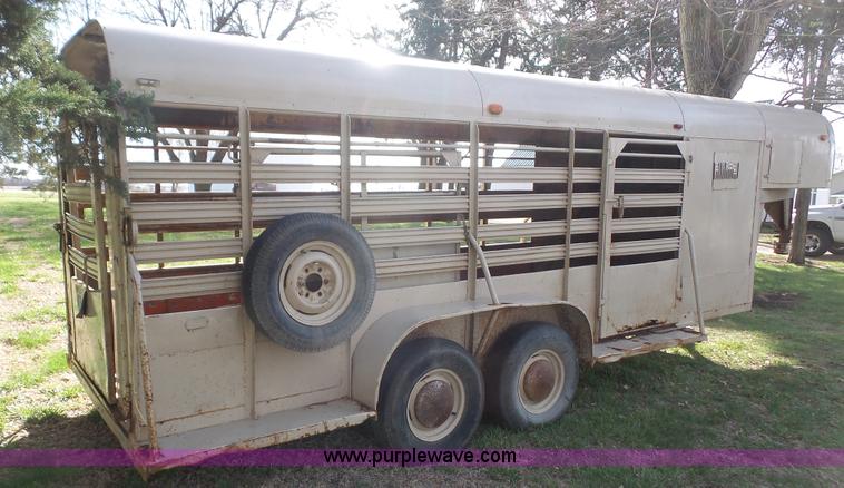 image for item K5113 1973 Hale livestock trailer