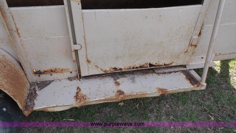 image for item K5113 1973 Hale livestock trailer