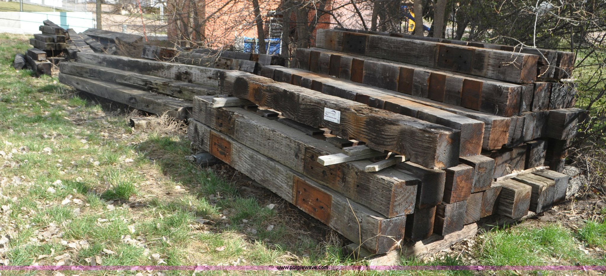 Railroad timbers in Big Springs, NE Item G7327 sold Purple Wave