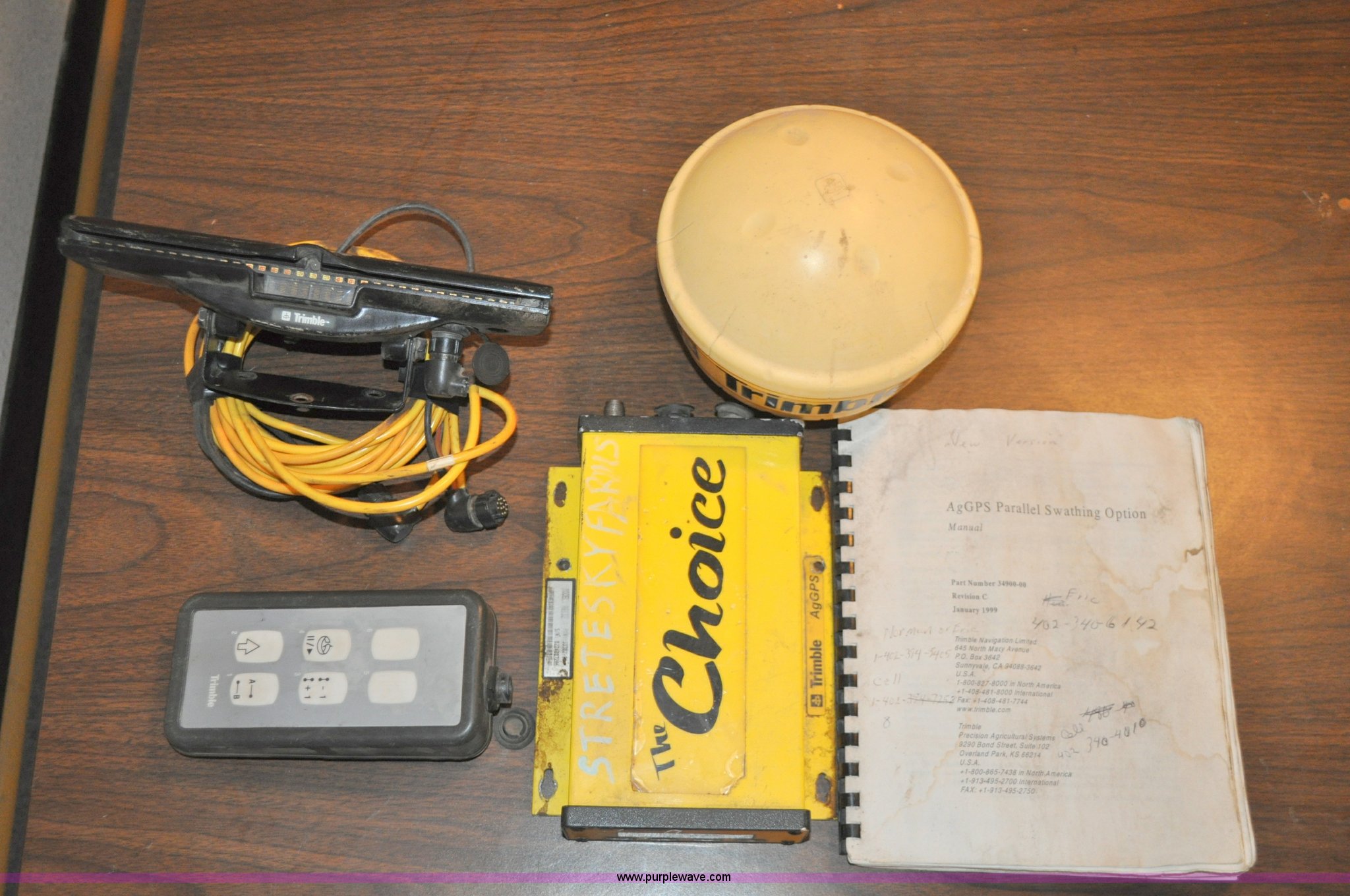 Trimble The Choice Ag GPS receiver in Julesburg, CO Item G7403 sold Purple Wave