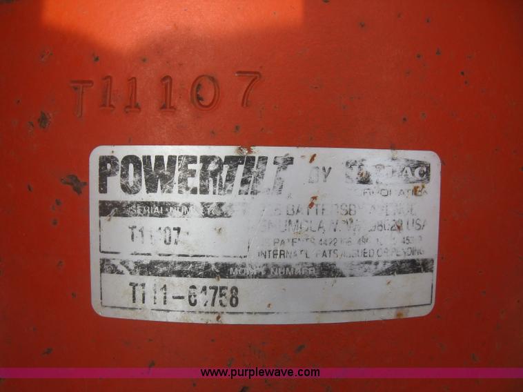 image for item BF9874 Powertil excavator tool coupler