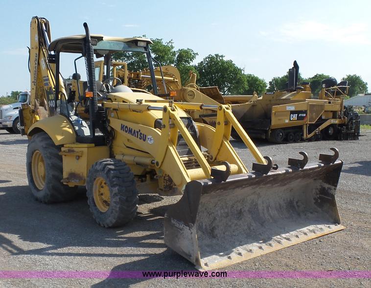 image for item J2793 2004 Komatsu WB140-2N backhoe