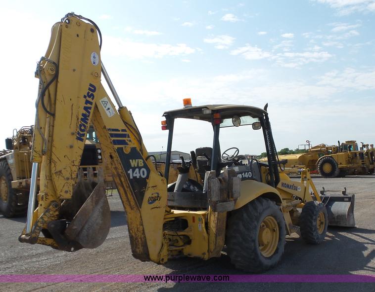 image for item J2793 2004 Komatsu WB140-2N backhoe