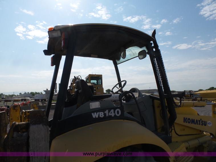 image for item J2793 2004 Komatsu WB140-2N backhoe