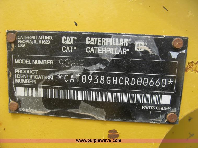 image for item J2803 2004 Caterpillar 938G Series II wheel loader
