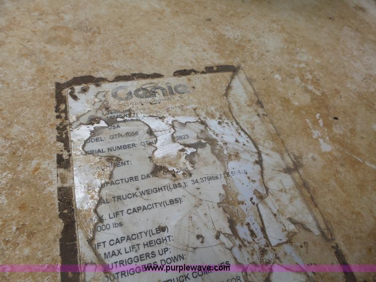 image for item K2231 2008 Terex GTH1056 telehandler