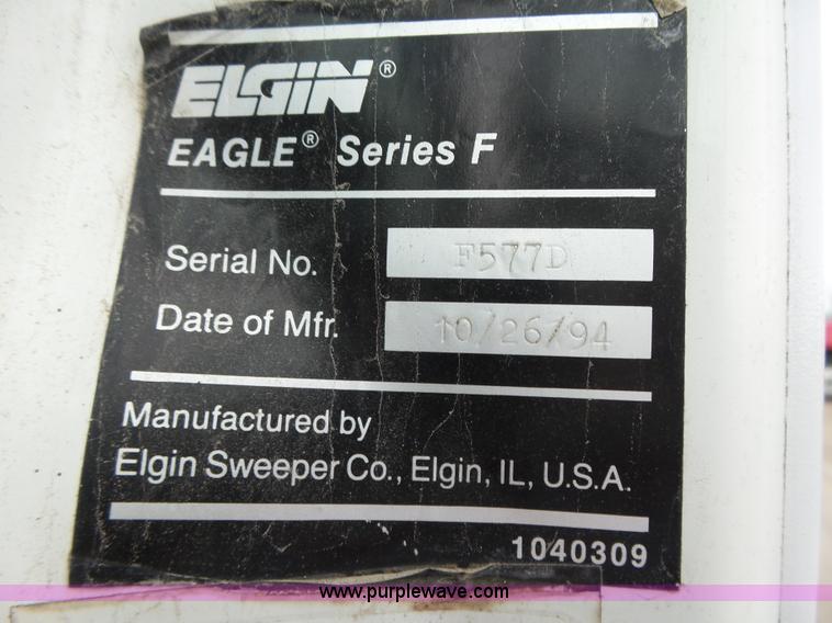 image for item K2237 1994 Elgin Eagle street sweeper