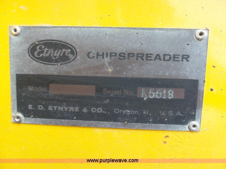 image for item K2241 1997 Etynre chip spreader