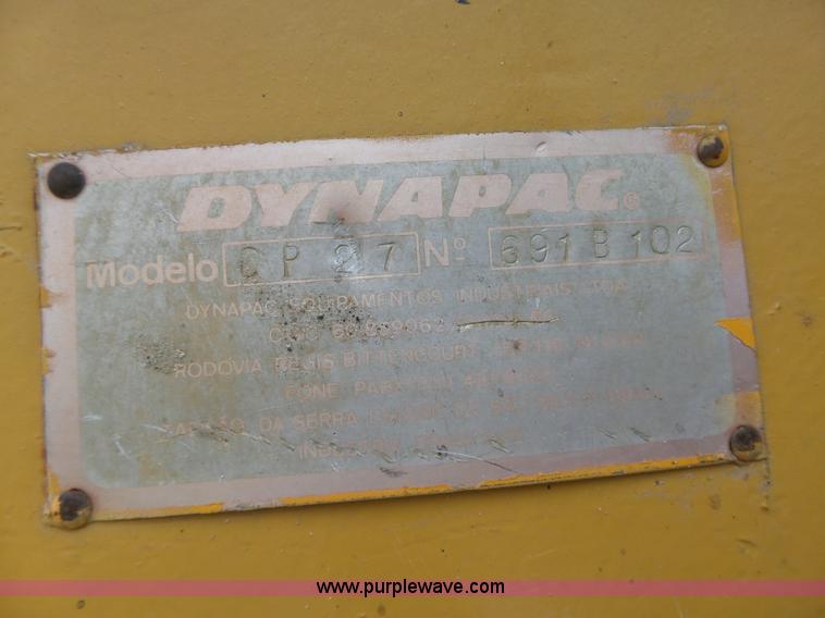 image for item K2245 1991 Dynapac CP27 pneumatic roller