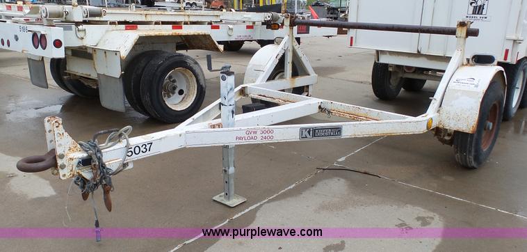 image for item K4075 2001 Kiefer reel trailer