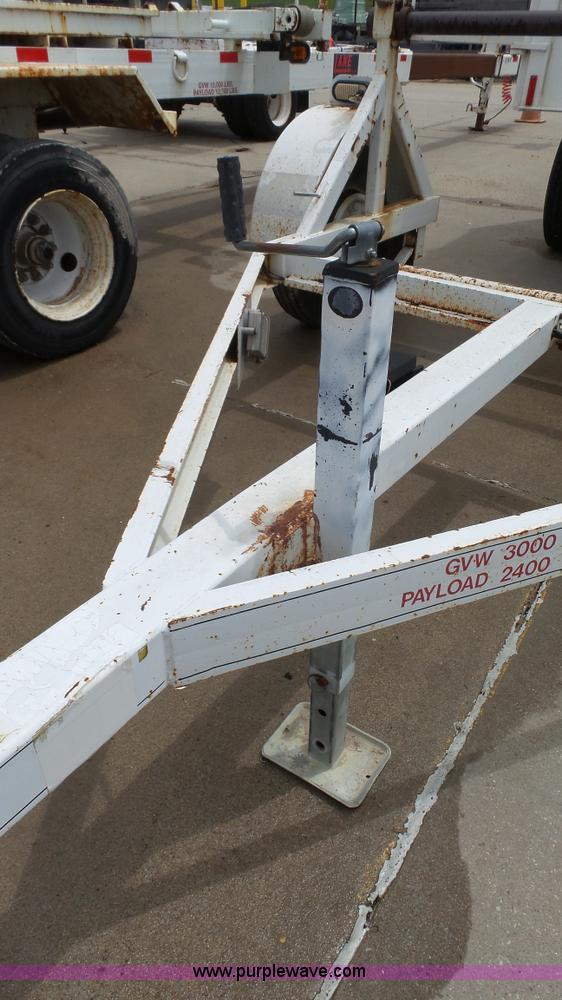 image for item K4075 2001 Kiefer reel trailer