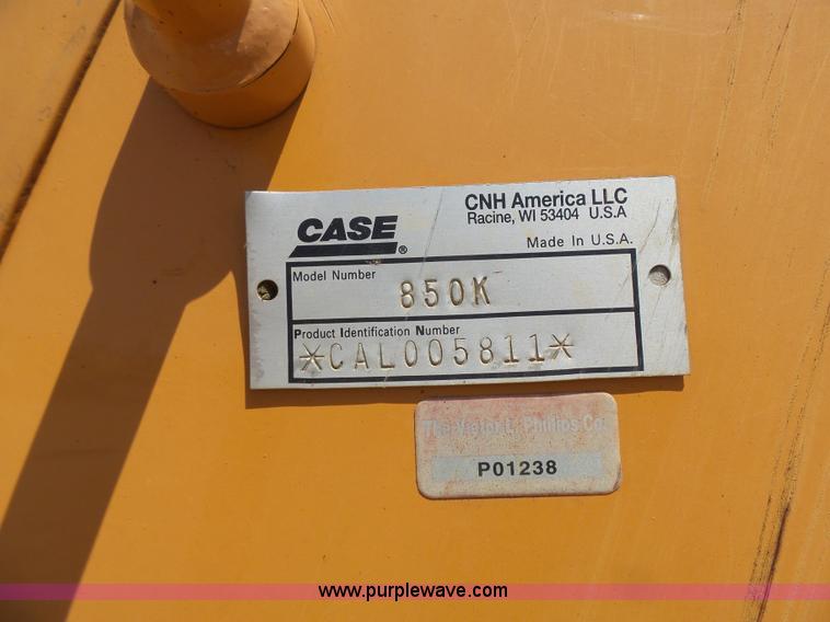 image for item K4527 2007 Case 850K XLT Series III dozer